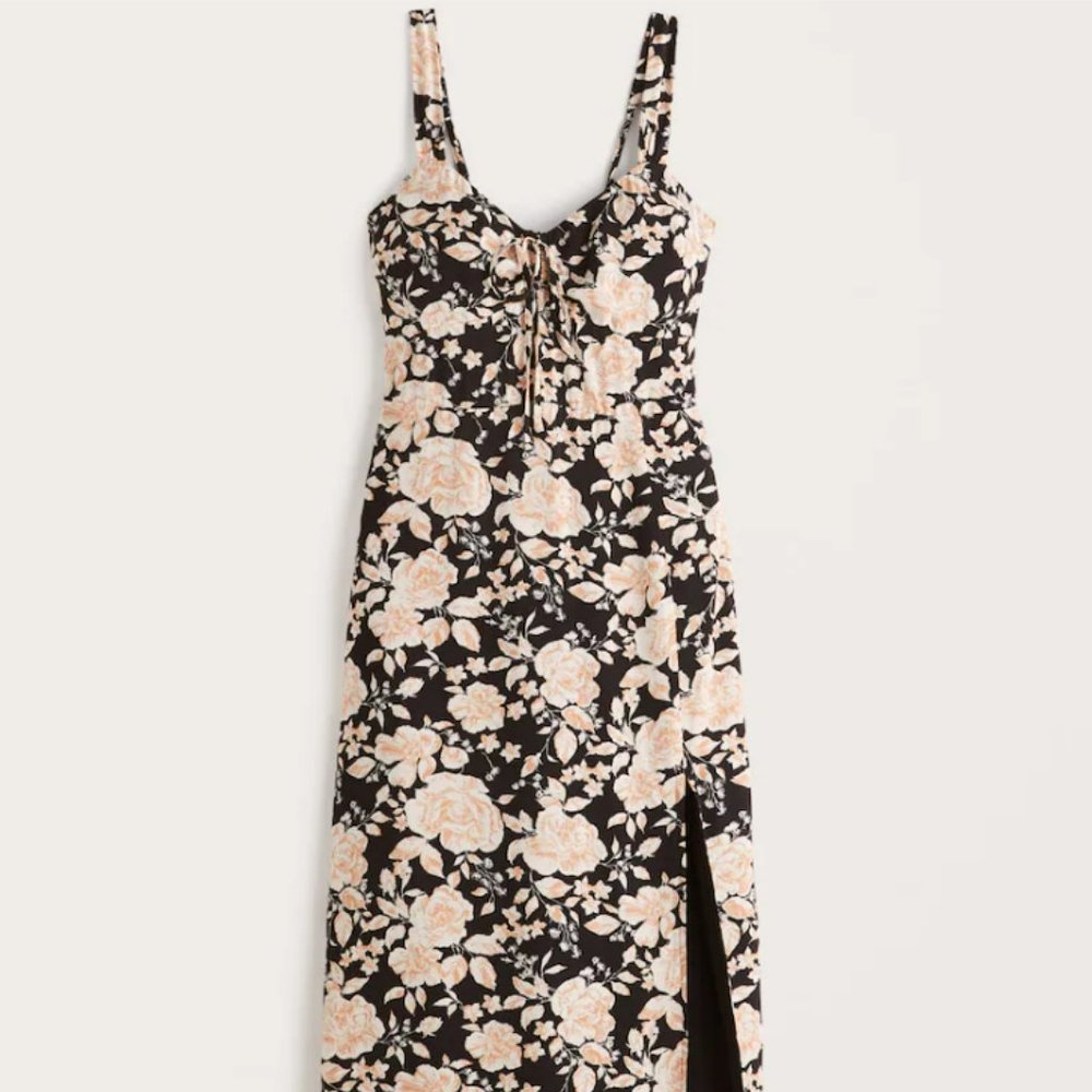 Mid length floral dress